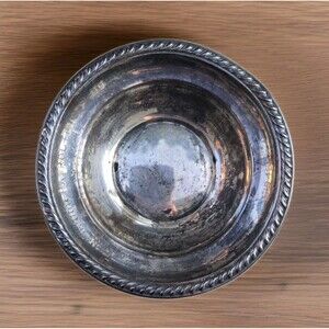 Vintage "Senior Patrol Troop 119 1946-1952" WM. Rogers 843 Silver Plated 6" Bowl